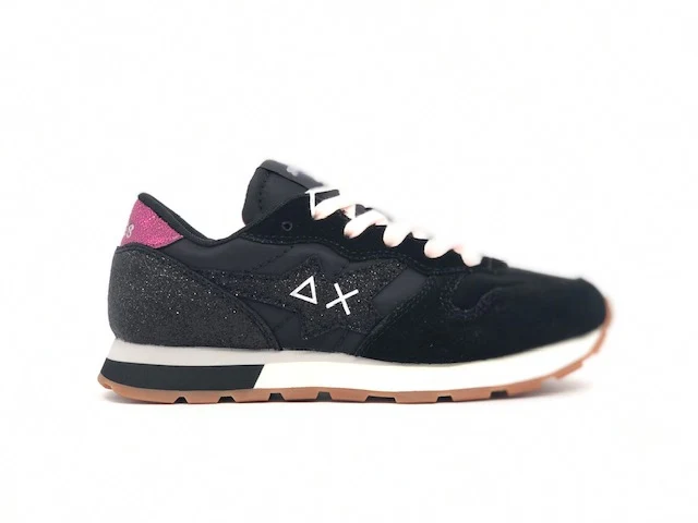SUN68 Sneakers Girl's Stargirl Glitter nero fucsia - immagine 6