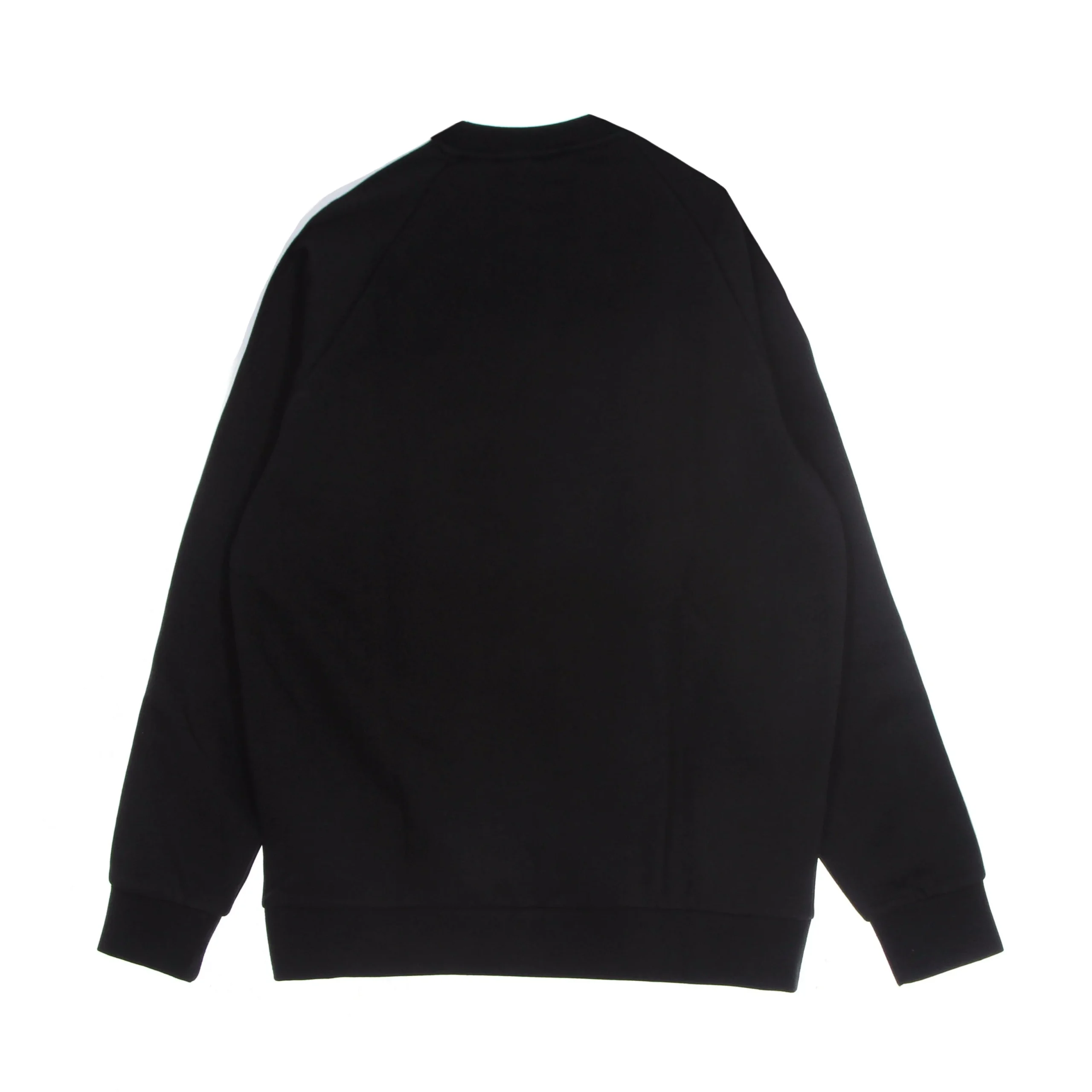 Adidas Felpa Girocollo Uomo 3 Stripes Crew Black da uomo
