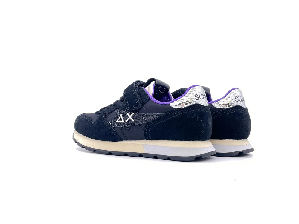 SUN68 Sneakers Bambina Nero Stargirl Glitter - immagine 3