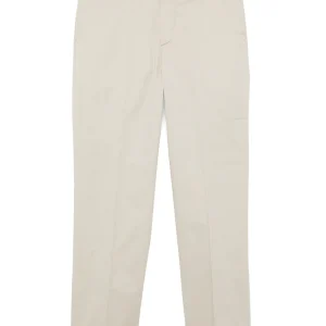 Roy Roger's Starck chino pantalone uomo in gabardina elasticizzata washed mastice regular fit
